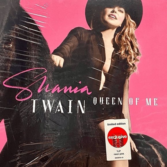 Shania Twain: Queen Of Me Target Exclusive Neon Pink Colored Vinyl LP Album NEW! - Picture 5 of 5